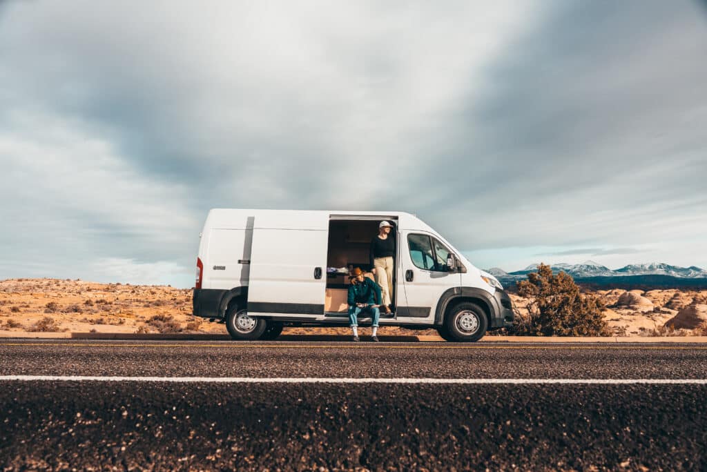 Exterior Shot of the Biggie Campervan by Native Campervans